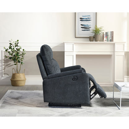 Brooks Power Recliner Chair with USB Charge port - Dark Gray