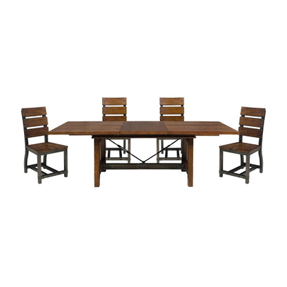 Taya 5pc Set Dining Table and 4 Side Chairs