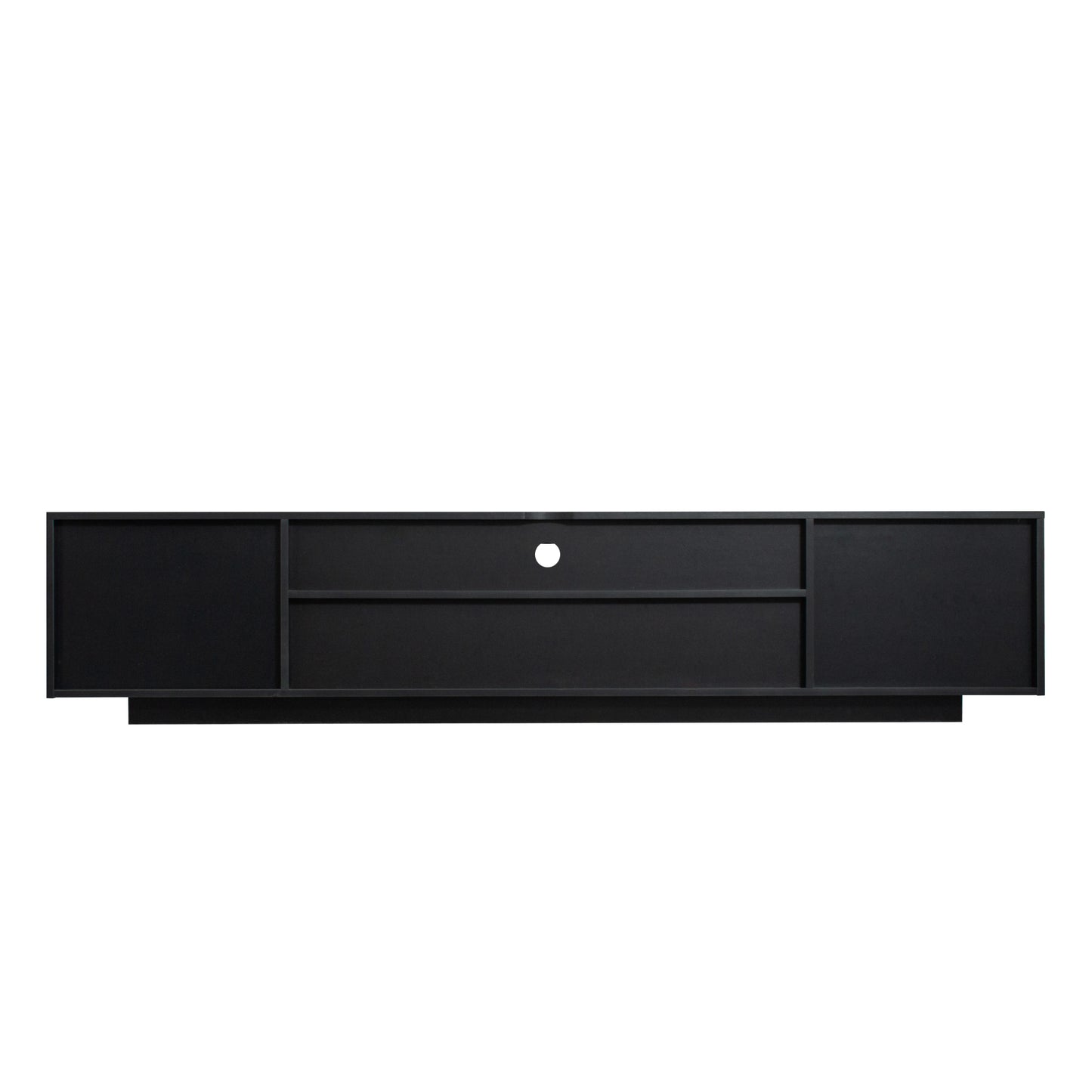 Ozzie TV Stand with LED Lights - Black