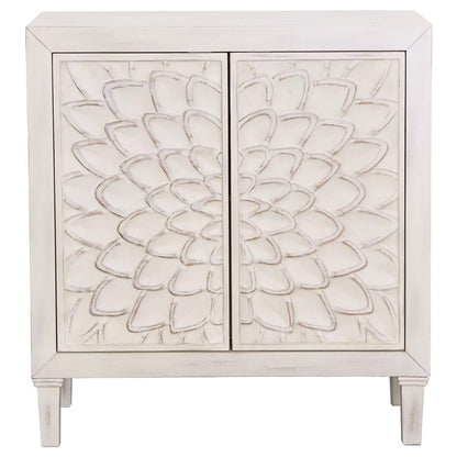 Essie 2-door Accent Cabinet - White