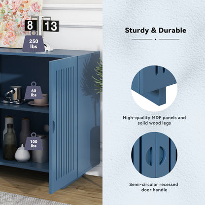 Vio Sideboard Buffet - Navy Blue