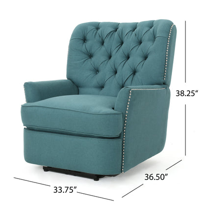 Finley Electric Recliner Chair - Teal