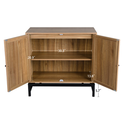 Bert Accent Storage Cabinet Set of 2 - Walnut