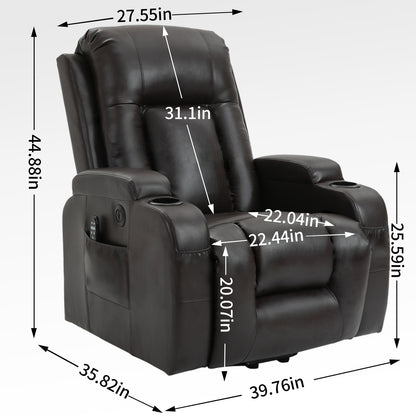 Logan Power Lift Recliner - Brown