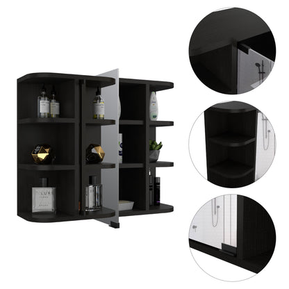 Milan Medicine Cabinet - Black