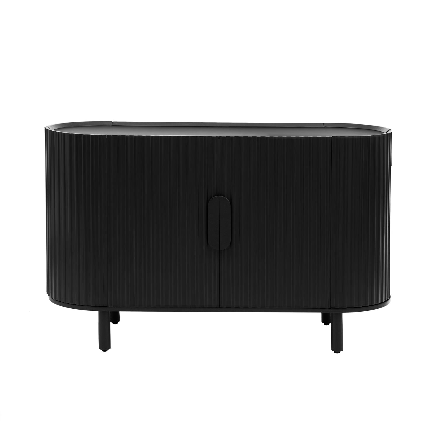 U Storage Sideboard Cabinet - Black