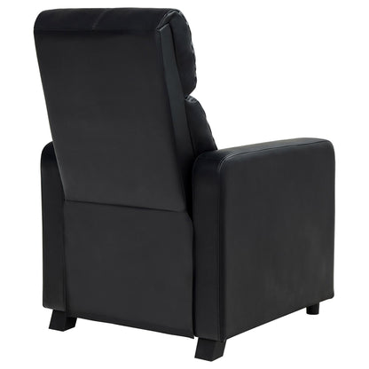 Austin Push-Back Recliner - Black