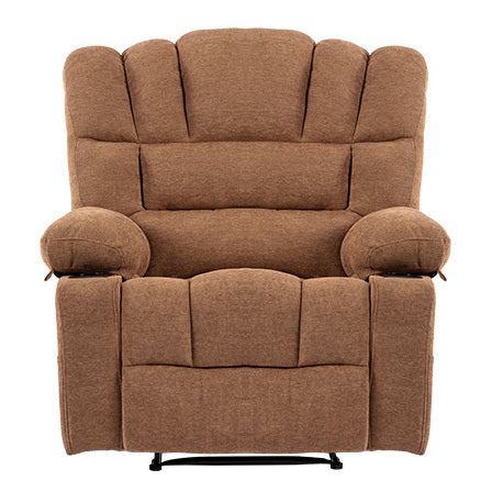 Emerson Massage Recliner Chair Sofa with Heating Vibration - Brown