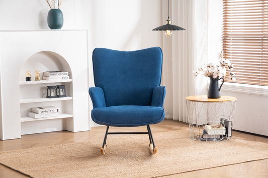 Adraya Rocking Chair - Blue