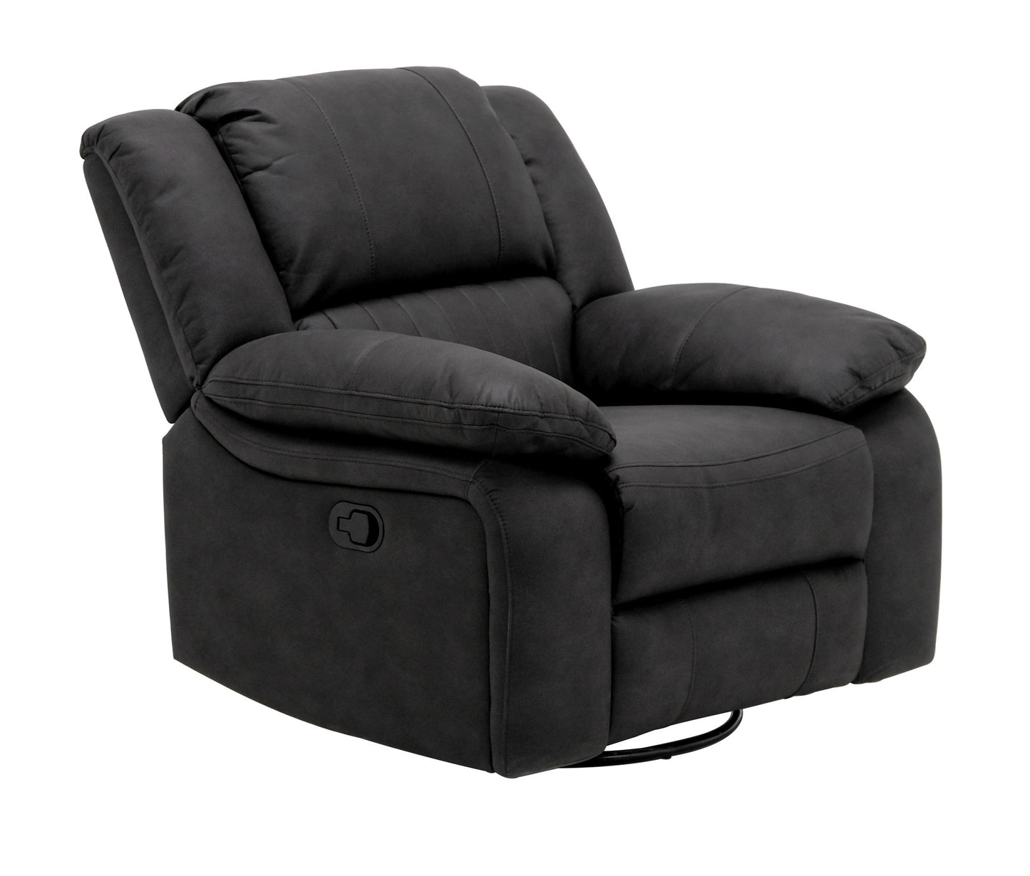 Marshal Swivel Gliding Recliner - Black