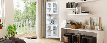 Baron Corner Cabinet - White