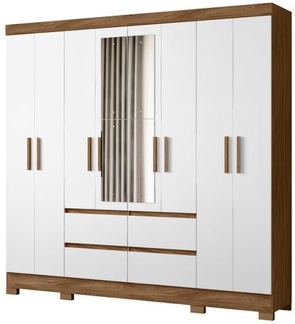 Wardrobe Belem - Natural/White