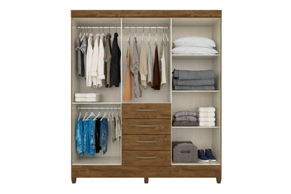 Wardrobe Avai - Brown/Hazelnut