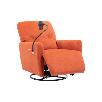 Dax Electric Rocking Motion Recliner - Orange