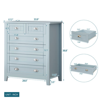 Dino Sideboard Cabinet - Grayish Blue