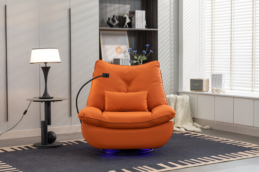 Bravo 270 Swivel Glider Recliner Chair - Orange