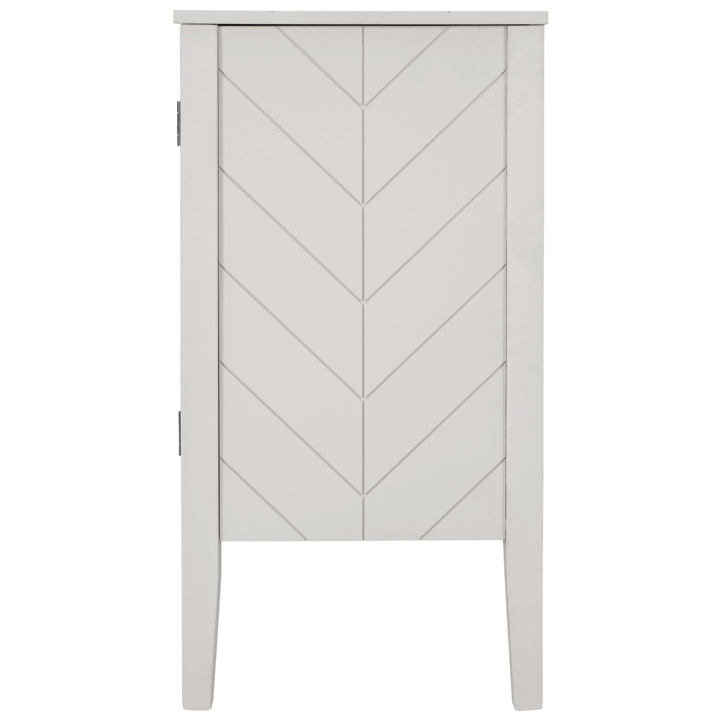 Delena Accent Storage Cabinet - Cream White