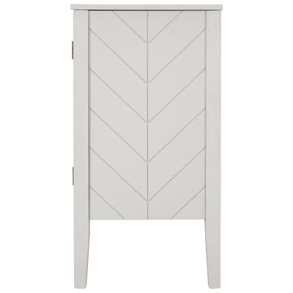 Delena Accent Storage Cabinet - Cream White