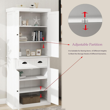 Avalos Storage Cabinet - White