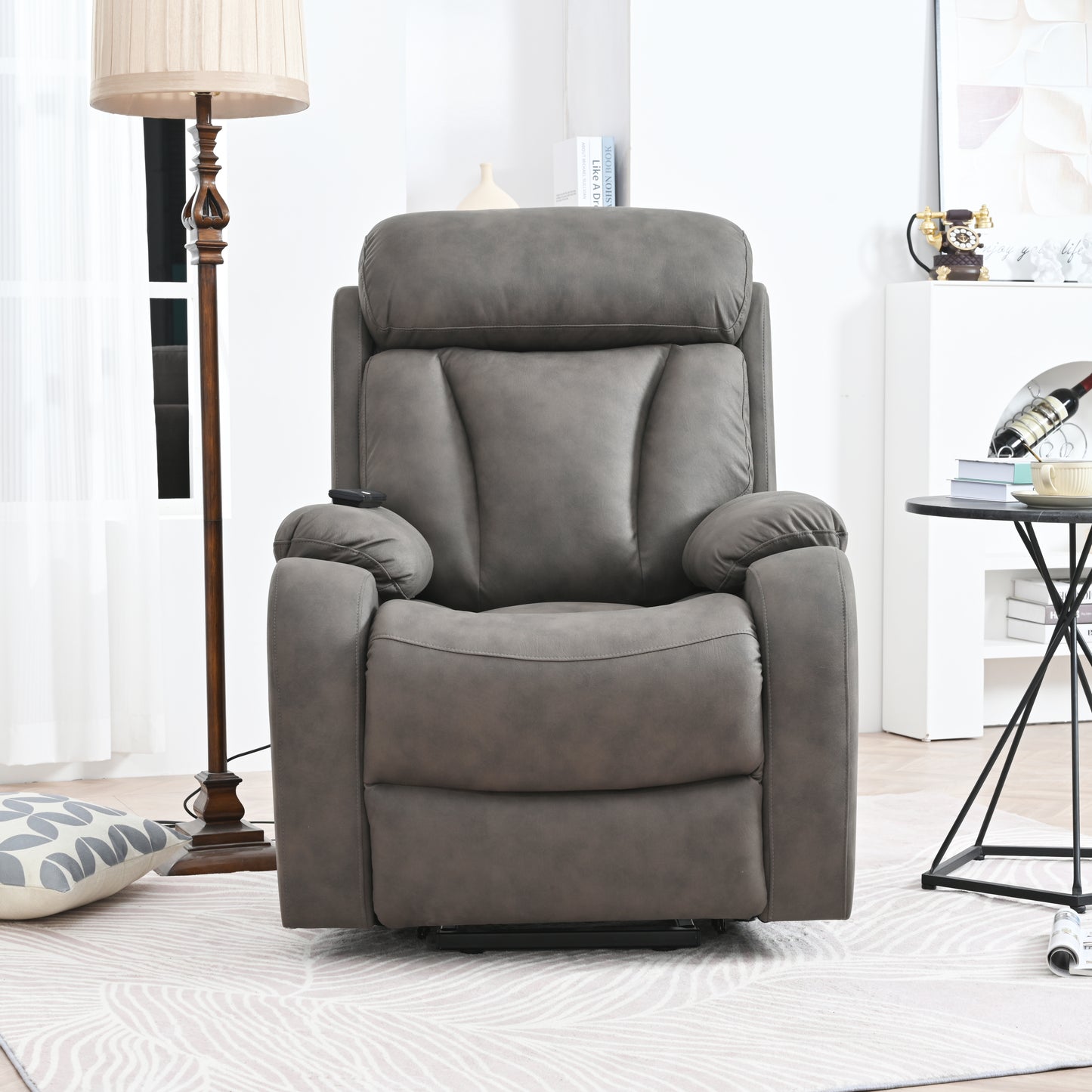 Rios Lift Chair Recliner - Dark Gray