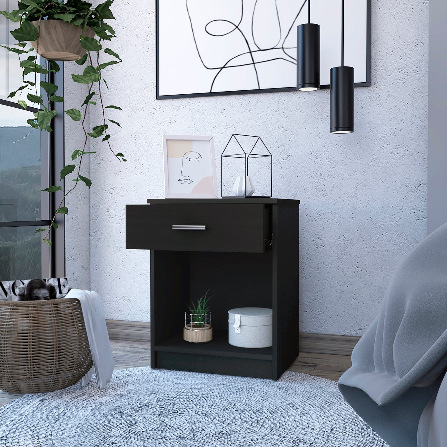 Eco Nightstand - Black