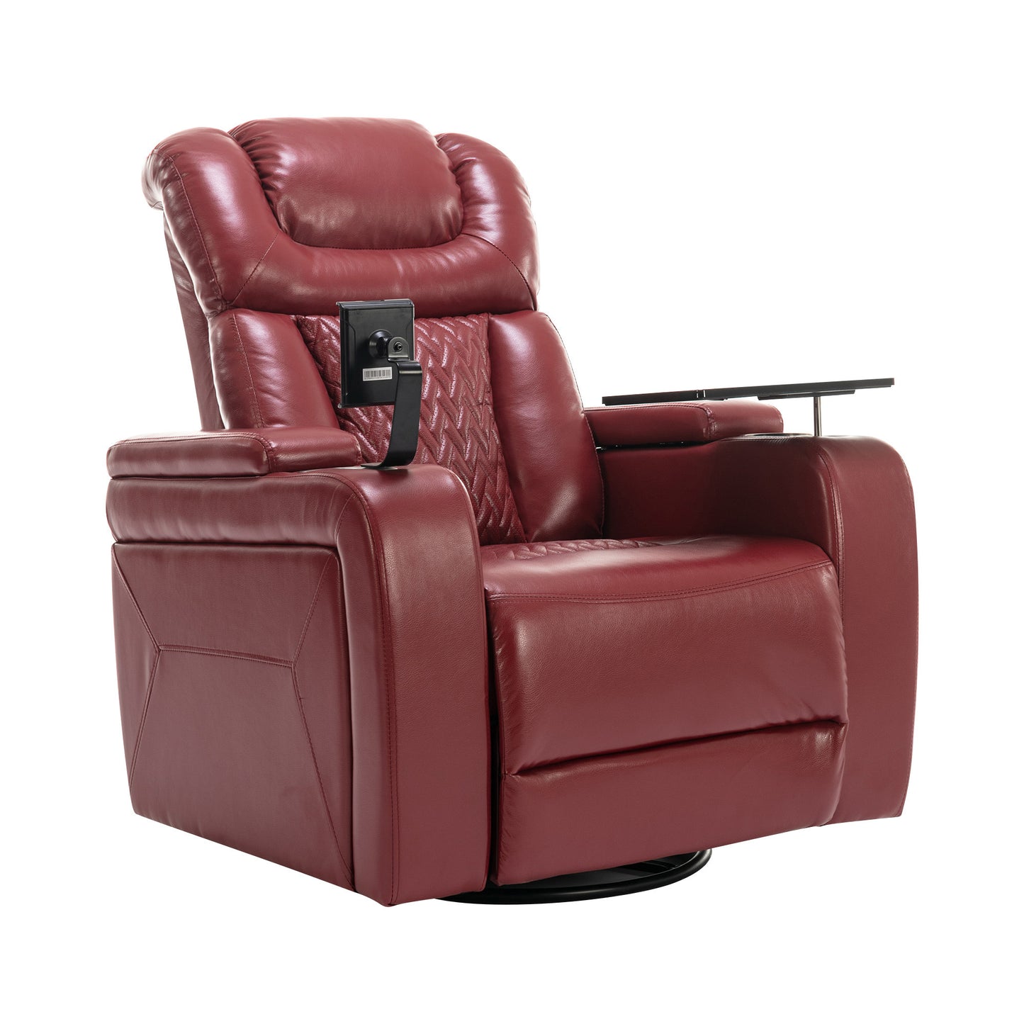 Comfort Max 270 Degree Swivel Power Recliner - Red