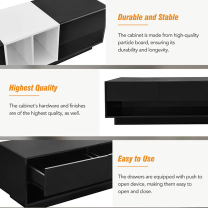 Moka Sleek TV Stand - Black