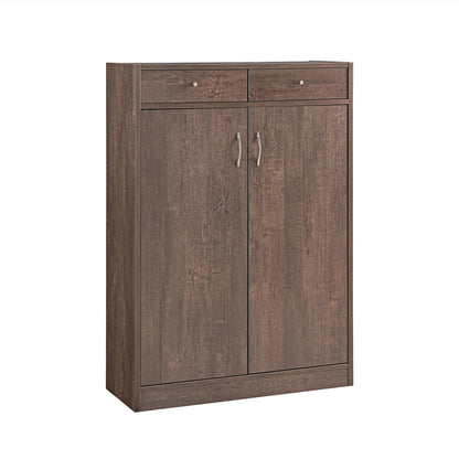 Parza Shoe Storage Cabinet - Walnut