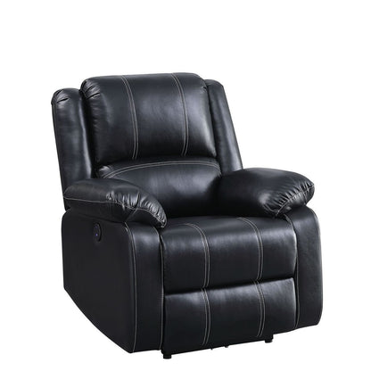 Vortex PU Power Recliner - Black