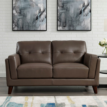 Huntington Leather Loveseat