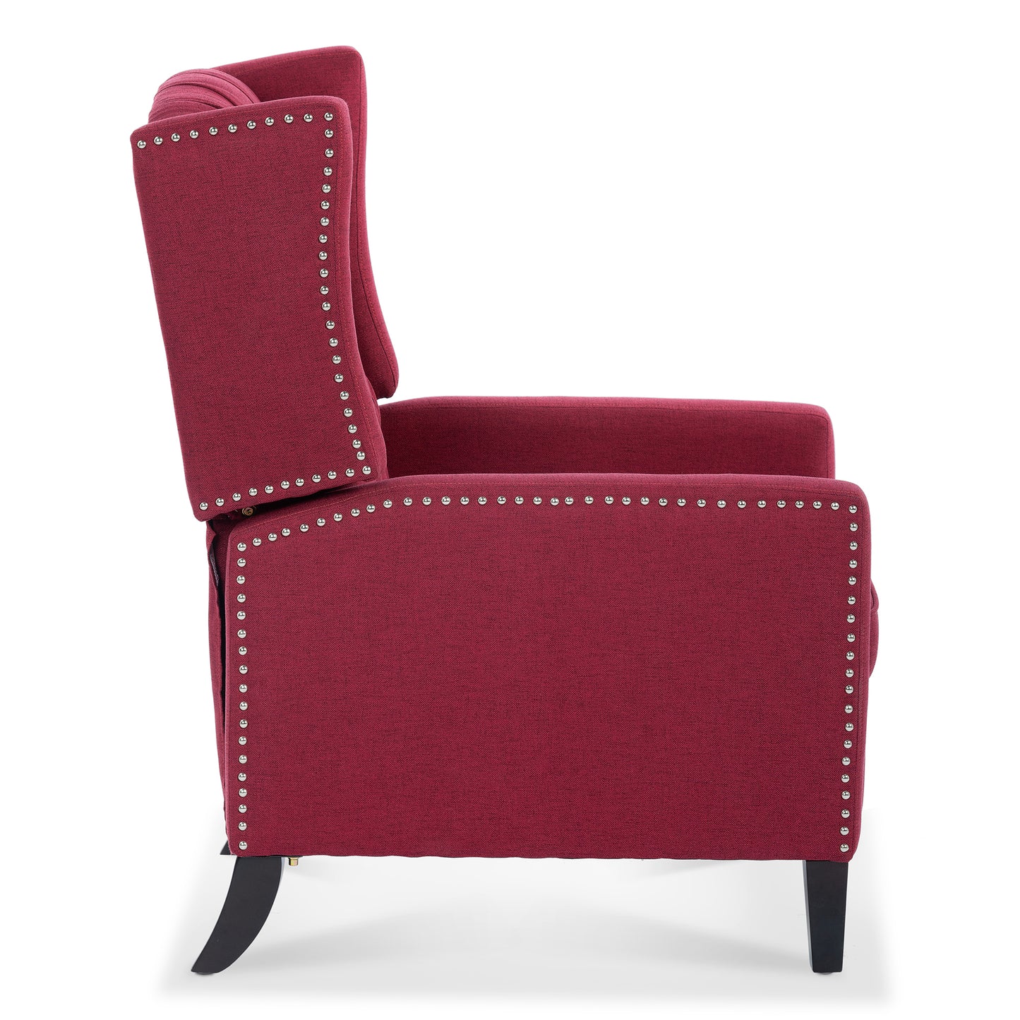 Nix Wide Manual Wing Chair Recliner - Red