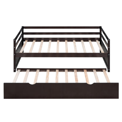 Zim Twin Size Daybed with Twin Size Trundle - Espresso