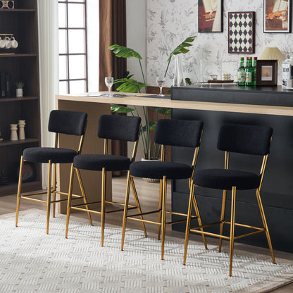 Atlas Island Comfort Bar Stool - Black Set of 2