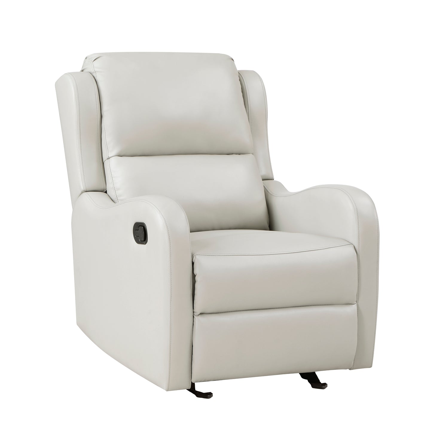 Amaris Faux Leather Upholstery Reclining Chair - Taupe