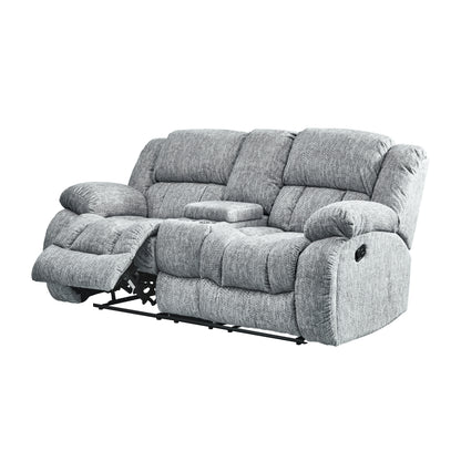 Stonic Recliner Console Loveseat - Gray