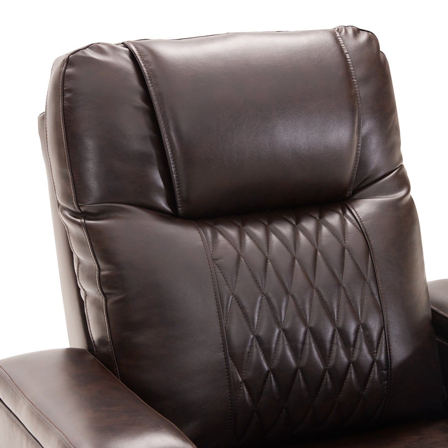 Nest Power Motion Recliner with  360° Swivel Tray - Brown