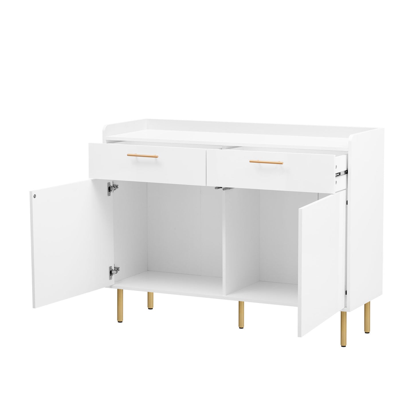 Melo Wooden Storage Cabinet - White