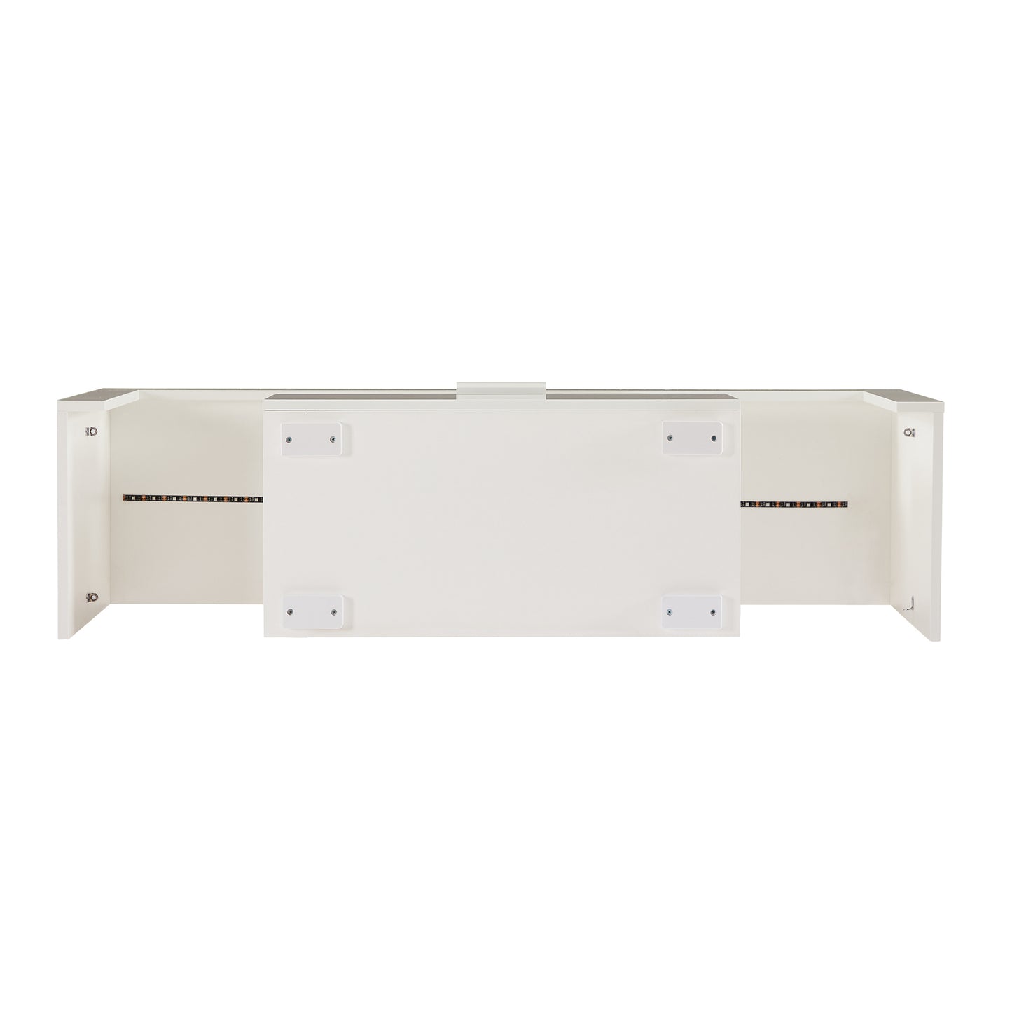 Giga TV Stand with LED light - White