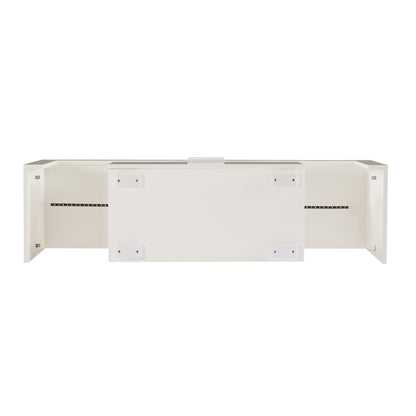 Giga TV Stand with LED light - White