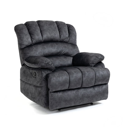 Thomson Large Fabric Recliner Chair - Gray