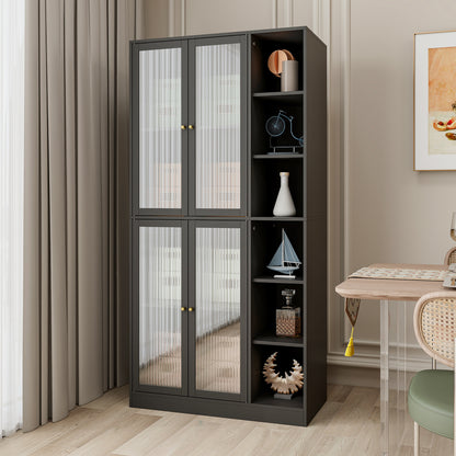 Monson Utility Storage Cabinet - Black