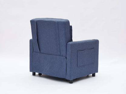 Sleeper Chair 3-in-1 Convertible - Navy Blue