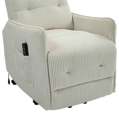 Fraser Electric Recliner Chair - Beige