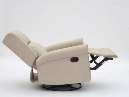 Daniela 360 Swivel Manual Recliner - Beige