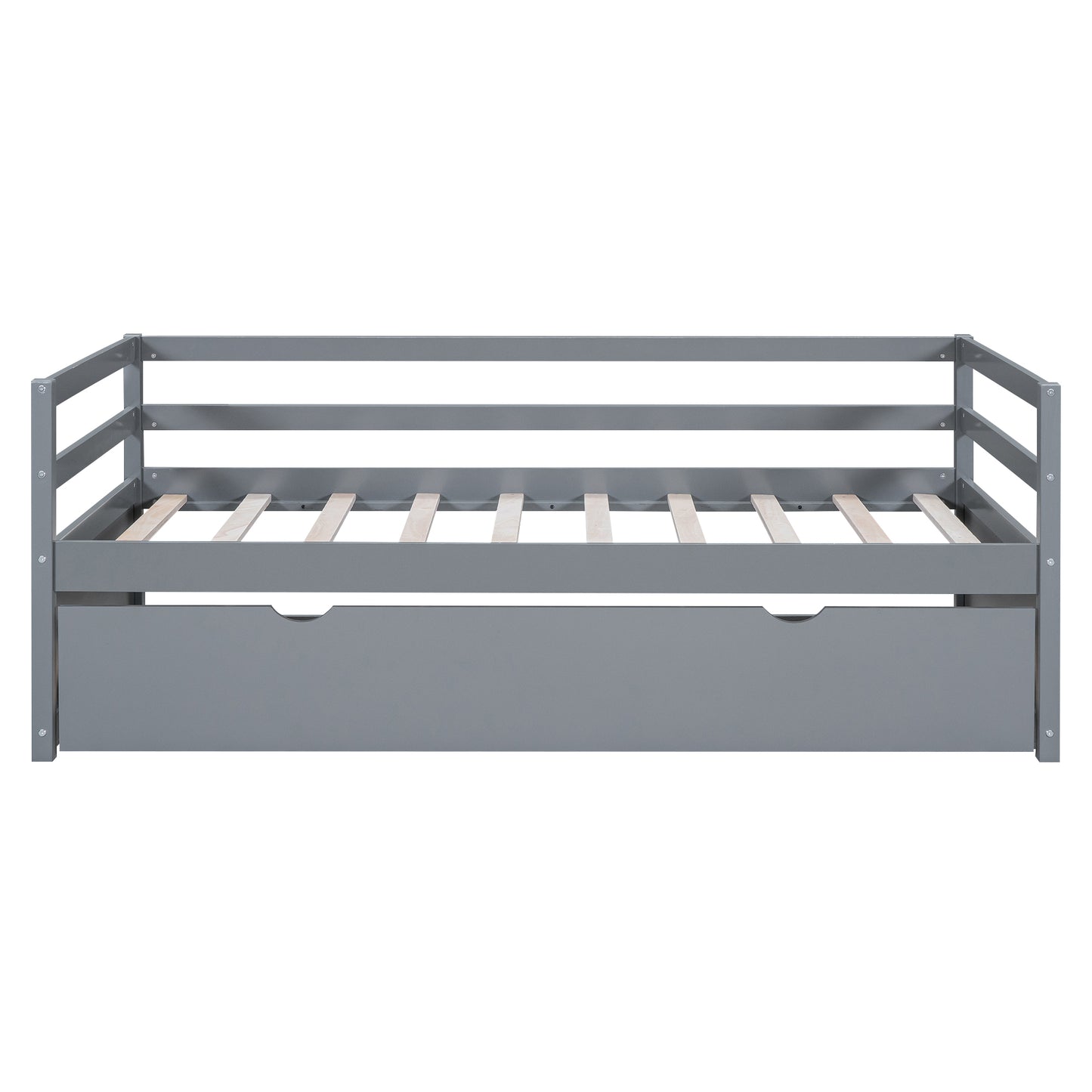 Zim Twin Size Daybed with Twin Size Trundle - Gray