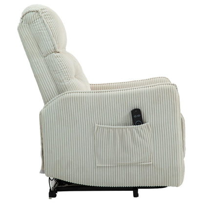 Fraser Electric Recliner Chair - Beige