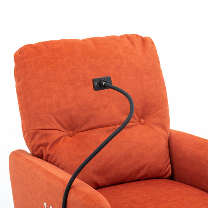 Dax Electric Rocking Motion Recliner - Orange