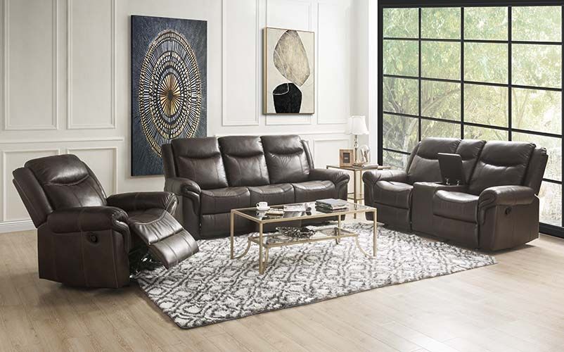 Lydia Motion Loveseat with Console