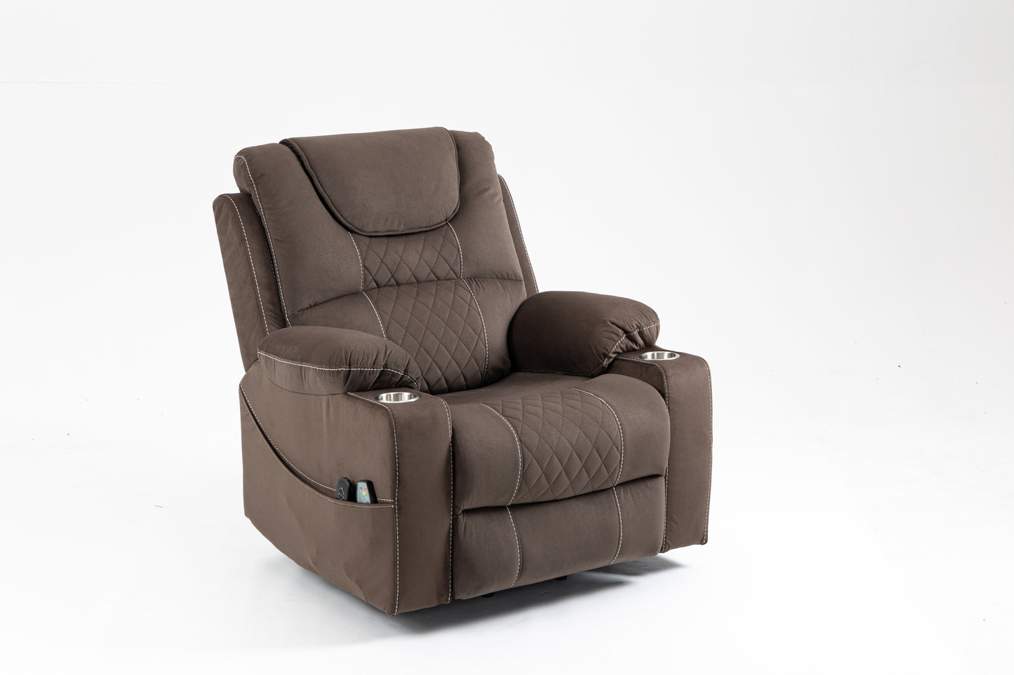 Kayla Power Lift Recliner Chair - Brown