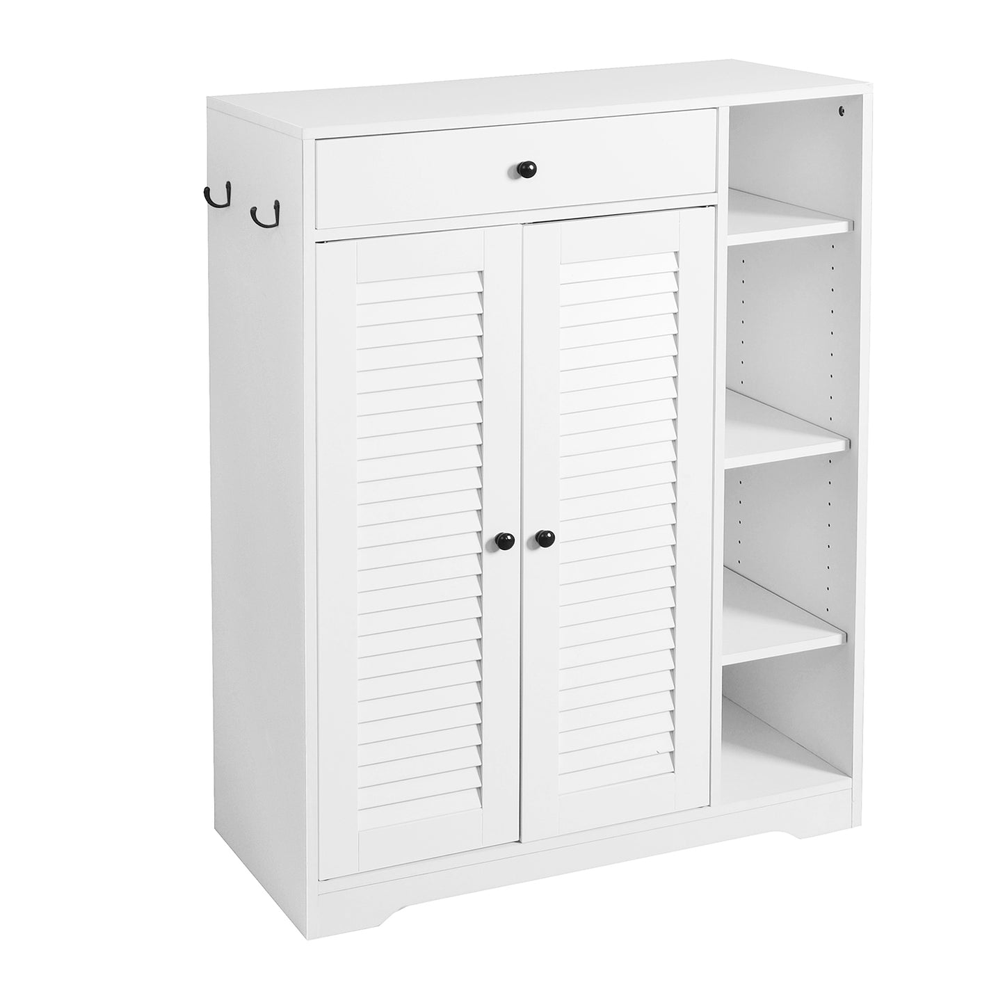 Trevor Shoe Storage Cabinet - White